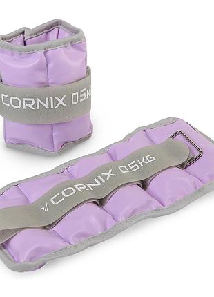 Обважнювачі-манжети для ніг і рук cornix 2 x 0.5 кг xr-0395