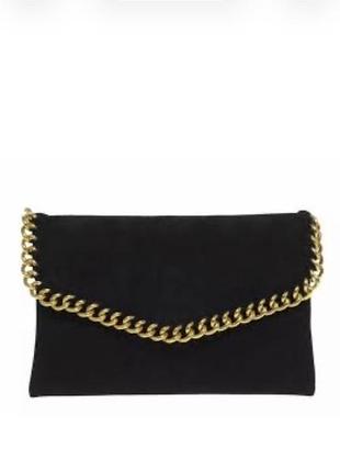 Стильний жіночий клатч з натуральної замші
