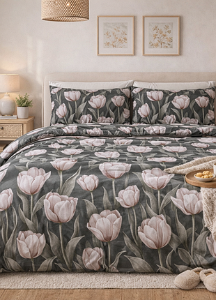 Постільні комплекти з турецького сатину - тюльпан, 100% бавовна!