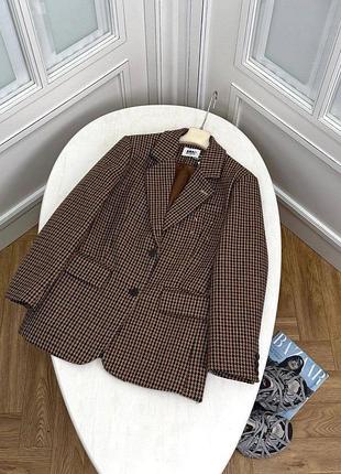 Піджак жакет шоколад лапка