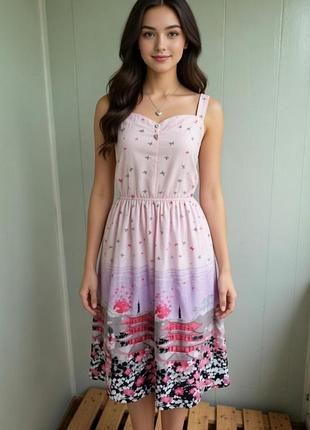 Lindy bop  винтажное платье стиль 50-тых новое 18 р