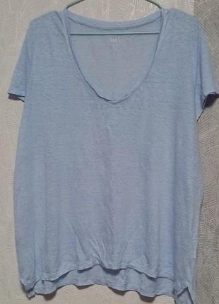 Футболка кофта майка мужская с 100% льна.