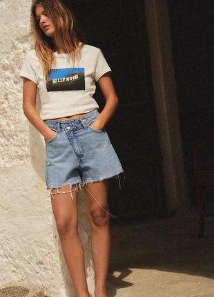 Джинсові шорти zara