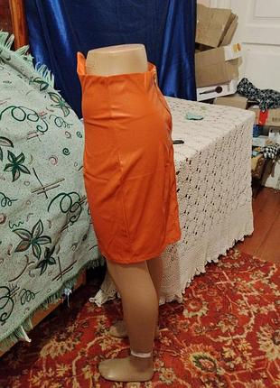 Юбка экокожа 2