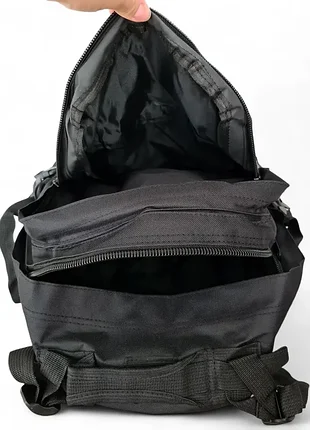 Рюкзак мужской черный 40л большой повседневный туристический 5