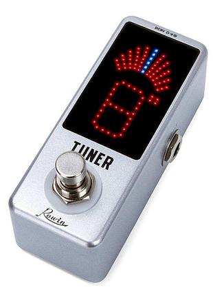 Цифровий тюнер педаль для гітари rowin lt-910