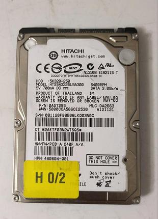 Донор hdd hitachi hts543225l9a300 h012 22 oa90002 01 fb0 e06