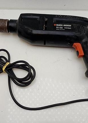 Ударний дриль black decker bd250 (б клас)