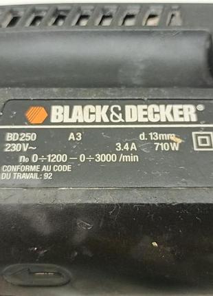 Ударний дриль black decker bd250 (товар вживаний) 3