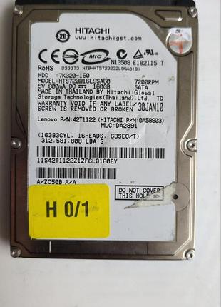 Донор hdd hitachi hts723216l9sa60 h01 220 oa90121 01 fc1 220