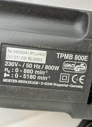 Перфоратор top craft tpmb 800e (товар вживаний) 3