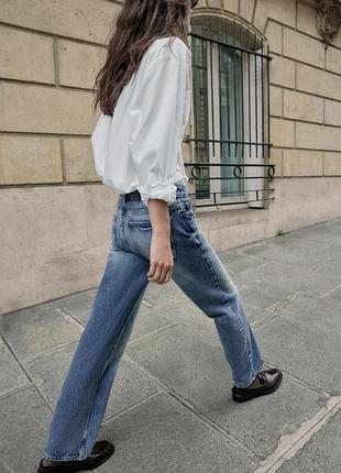 Прямі класні джинси zara