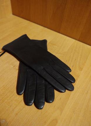 Шикарні італійські рукавички з натуральної шкіри
