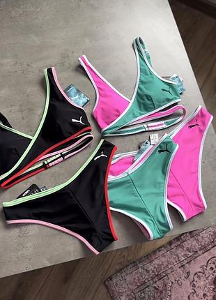 Двохсторонній роздільний купальник оригінал puma 3