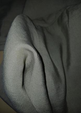 Брюки штанишки женские на утяжке льняные светлый хаки от h&amp;m 8