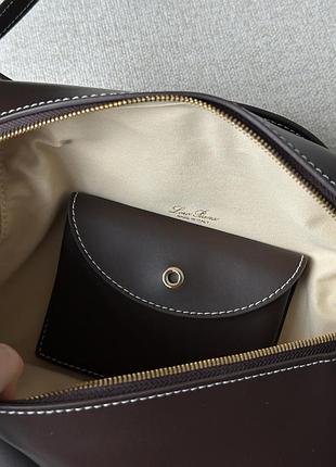 Сумочка extra bag l23 chocolate leather🤎 7