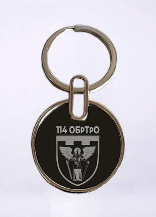 Двухсторонний брелок 114-я отдельная бригада территориальной обороны