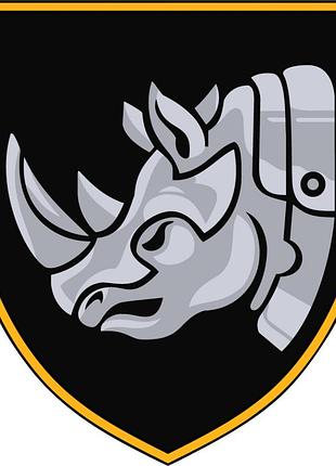 Наклейка на авто 4-я отдельная танковая 30х30 см