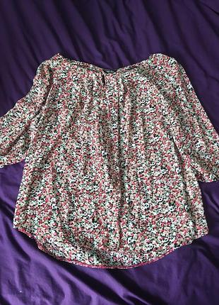 Кофтинка шифонова з принтом пандочок