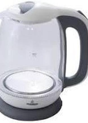 Электрический дисковый стеклянный чайник crownberg cb 9121 электрический чайник с подсветкой