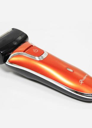 Электрическая мужская электробритва progemei gm 7725 для бороды аккумуляторная с дополнительным лезвием