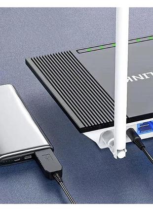 Кабель 12v для роутера від повербанка 5