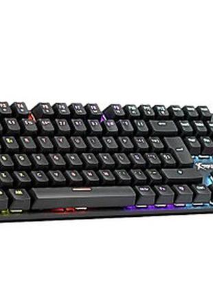 Клавиатура механическая игровая xtrike gk-915 luminous multicolor черная