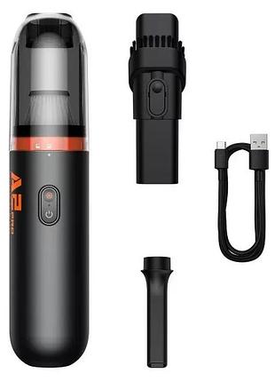 Автомобильный аккумуляторный пылесос baseus a2 pro car vacuum cleaner 80 вт 6000 па черный