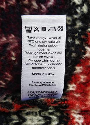 Теплий гарний светр з оленем 5