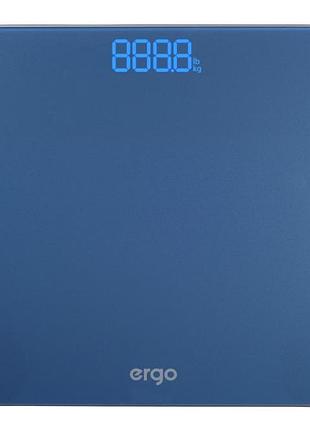 Весы електронные для тела ergo ps 390 до 150 кг весы напольные бытовые со стеклянной платформой на батарейках 30×30см синие
