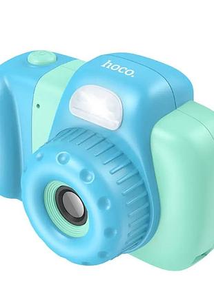 Детская цифровая фотокамера 600mah / 3.7v с поддержкой карты памяти 32mp hосо dv201 blue