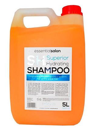 Шампунь для волосся superior hydrating profis, 5000 мл містить 9 фруктових екстрактів натуральна косметика