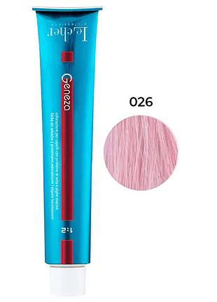 Професійна стійка аміачна крем-фарба для волосся le cher geneza 026 з протеїнами шовку 100 мл