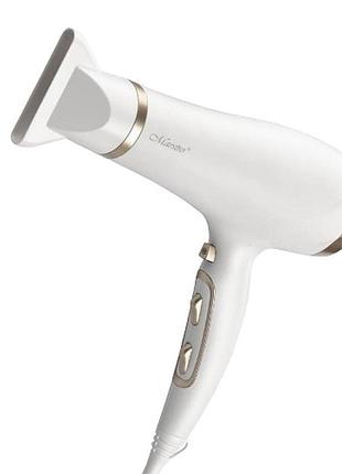 Фен стайлер maestro mr-214 електрофен для укладання волосся концетратор 2300вт білий