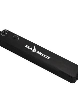 Вакуумный упаковщик для продуктов sea breeze sb-0501 вакууматор ручной бытовой led-индикатор 140вт черный