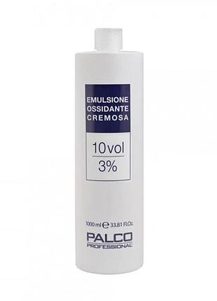 Кремообразная окислительная эмульсия для волос palco professional для аммиачной краски 10 объемов 3% 1000 мл
