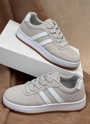 Кроссовки женские, цвет серо-белый, 248rjh50