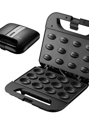 Электрическая орешница sokany sk-08068 на 12 орешков с антипригарным покрытием 750вт черный