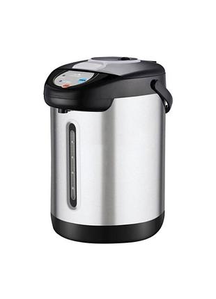 Термопот monte mt-1861 4.6 л три способи подачі води сірий з чорним 900 вт