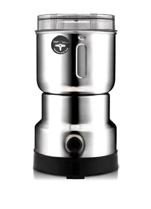 Электрическая кофемолка domotec ms-7114 200вт нержавеющая сталь