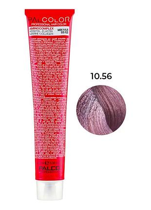 Профессиональная крем-краска для волос с комплексом аминокислот palco 10.56 лиловый 100мл