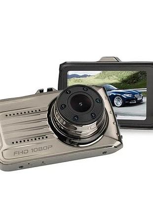 Автомобильный видеорегистратор dvr 666 с lcd дисплеем для записи поездок черный