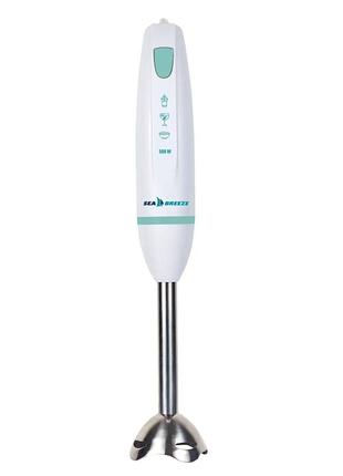 Блендер погружной sea breeze sb-091 насадка из нержавеющей стали 300 вт белый