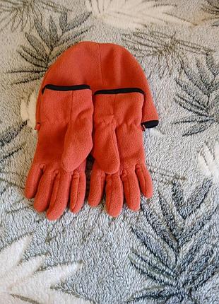 Шапка + перчатки 4