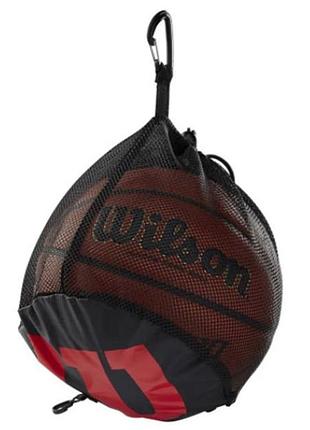 Чохол-сітка для баскетбольного м'яча wilson single ball (wtb201910)