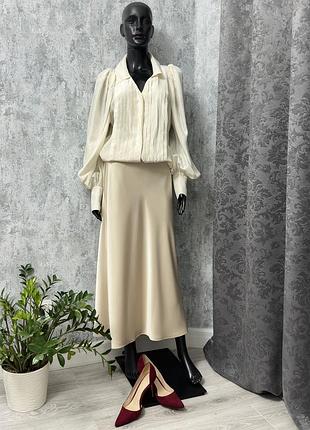 Ексклюзивна шовкова блуза від українського дизайнера голець