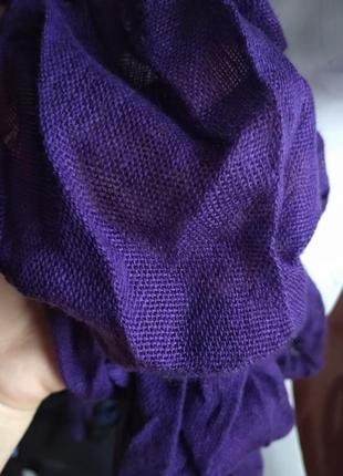 Красивый фиолетовый шарф4 фото