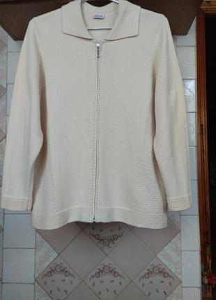 100% коттон качественный кардиган размер xxl от ateliercreation