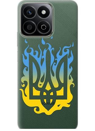 Чехол силиконовый патриотический на телефон huawei honor x7c герб v1 "5258u-3874-58250"