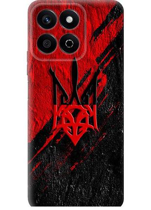 Чохол силіконовий патріотичний на телефон huawei honor play 60 plus герб v4 "5293u-4109-58250"